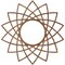 Ekena Millwork Eleanor Wood Fretwork Pierced Ceiling Medallion, Walnut, 22"OD x 8 1/2"ID x 1/4"T CMWP22X22X0250EAWA - alternate 2